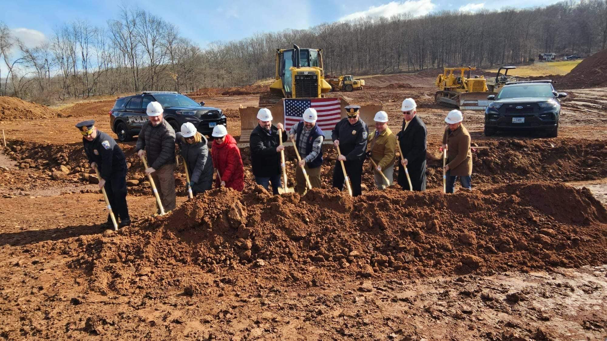 Groundbreaking at new Police Department